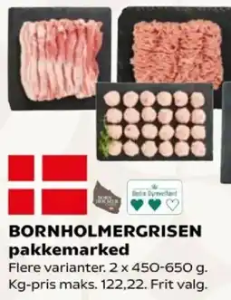 SuperBrugsen Bornholmergrisen pakkemarked tilbud