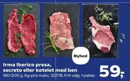 SuperBrugsen Irma Iberico presa tilbud