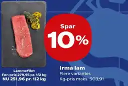 SuperBrugsen Irma lam tilbud