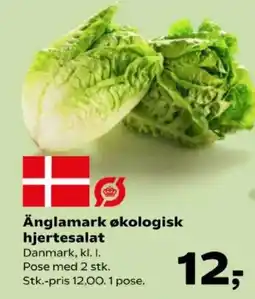 SuperBrugsen Anglamark økologisk hjertesalat tilbud