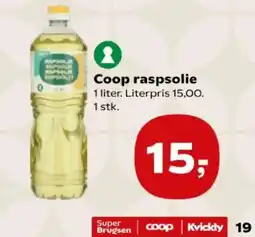 SuperBrugsen Coop raspsolie tilbud