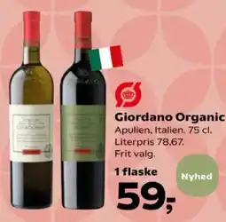 SuperBrugsen Giordano Organic tilbud