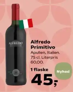 SuperBrugsen Alfredo Primitivo tilbud