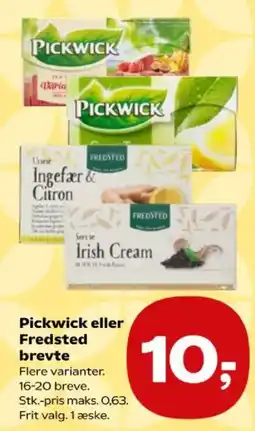 SuperBrugsen Pickwick eller Fredsted breve tilbud