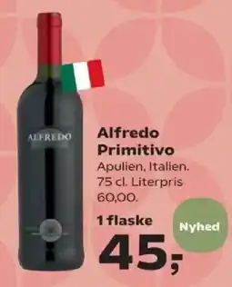 SuperBrugsen Alfredo Primitivo tilbud