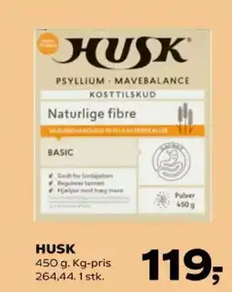 SuperBrugsen Husk psyllium mavebalance tilbud