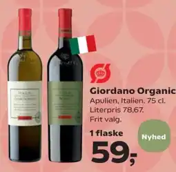 Kvickly Giordano Organic tilbud