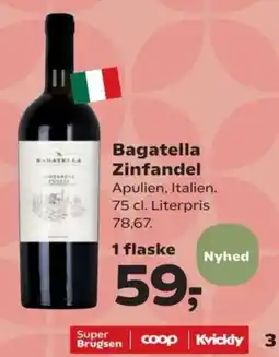 Kvickly Bagatella Zinfandel tilbud