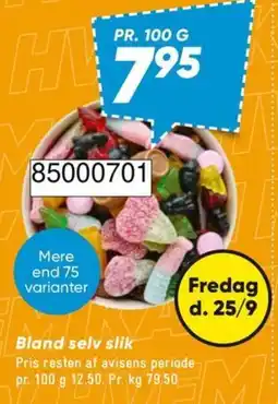 Bilka Bland selv slik tilbud