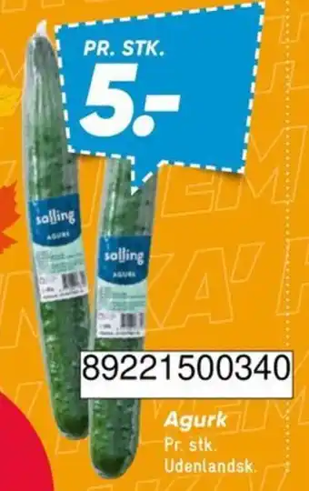 Bilka Agurk tilbud