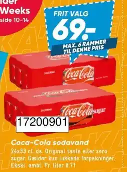 Bilka Coca-Cola sodavand tilbud