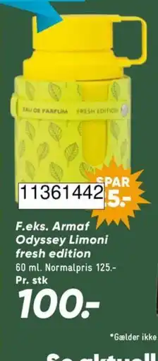 Bilka Armaf Odyssey Limoni fresh edition tilbud