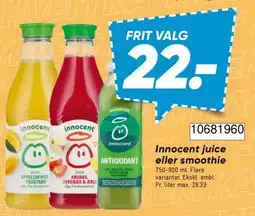 Bilka Innocent juice eller smoothie tilbud