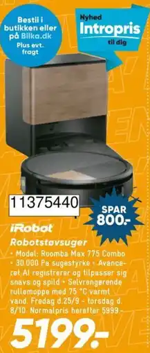 Bilka iRobot Robotstøvsuger tilbud
