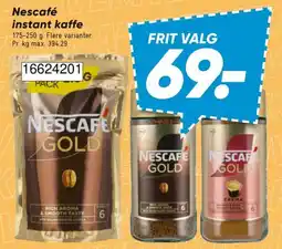 Bilka Nescafe instant kaffe tilbud