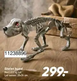 Bilka Skelet hund tilbud
