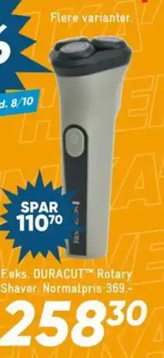 Bilka Duracut rotary shaver tilbud