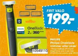 Bilka Philips Oneblade trimmer eller skær tilbud