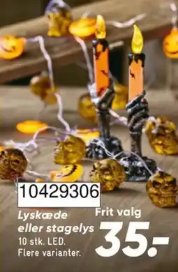 Bilka Lyskæde eller stagelys tilbud
