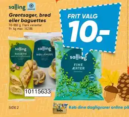 Bilka Salling fine ærter tilbud
