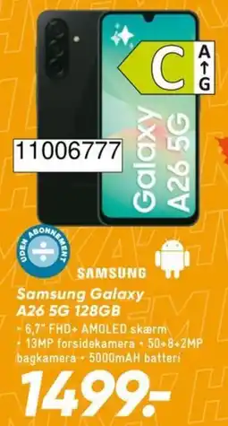 Bilka Samsung Galaxy A26 5G 128GB tilbud
