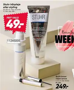 Bilka Stuhr hårpleje eller styling tilbud