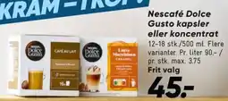 Bilka Nescafé Dolce Gusto kapsler tilbud