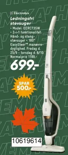 Bilka Electrolux Ledningsfri støvsuger tilbud