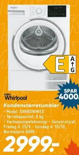 Bilka Whirlpool Kondenstørretumbler tilbud