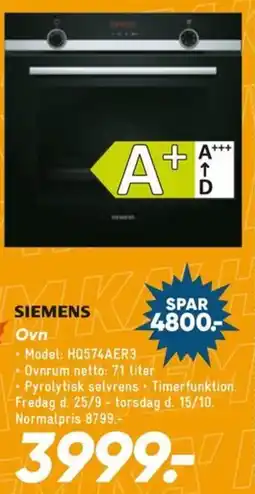 Bilka Siemens Ovn tilbud