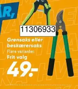 Bilka Grensaks eller beskærersaks tilbud