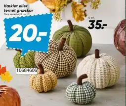 Bilka Hæklet eller ternet græskar tilbud