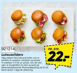 Bilka Luksussliders tilbud