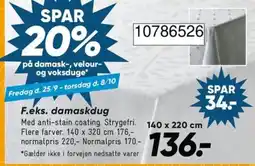 Bilka damaskdug tilbud