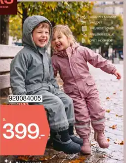 Bilka AO vandtæt regnoveral tilbud