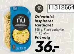Bilka nu orientalsk inspireret færdigret tilbud