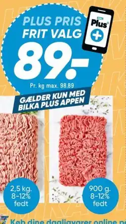 Bilka Bilka Plus frit valg tilbud