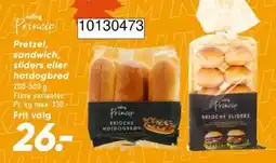 Bilka Princip pretzel sandwich sliders eller hotdogbrød tilbud