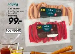 Bilka Salling xxl pølser tilbud