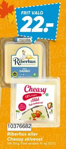 Bilka Riberhus skiveost tilbud