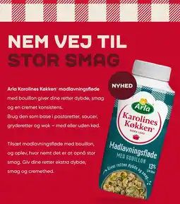 Bilka Arla Karolines Køkken madlavningsfløde med bouillon tilbud