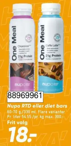 Bilka Nupo RTD tilbud