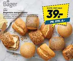 Bilka Bager Bagerens morgenmenu tilbud