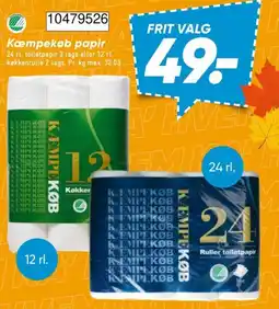 Bilka Kæmpekøb papir tilbud