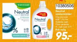 Bilka Neutral vaskemiddel tilbud