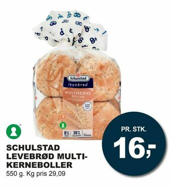 Let-Køb Schulstad levebrød multikerneboller tilbud