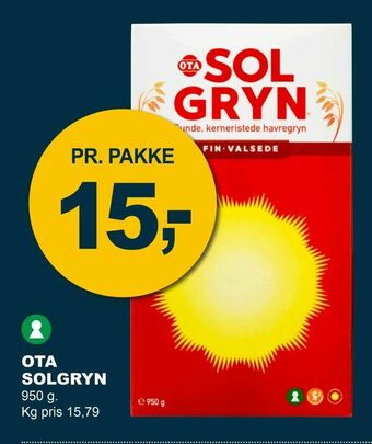 Let-Køb Ota solgryn tilbud