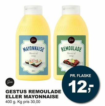 Gestus remoulade eller mayonnaise