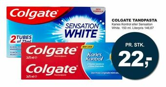 Let-Køb Colgate tandpasta tilbud