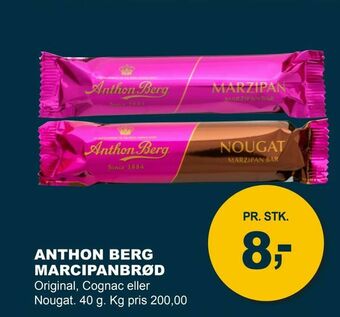 Let-Køb Anthon berg marcipanbrød tilbud